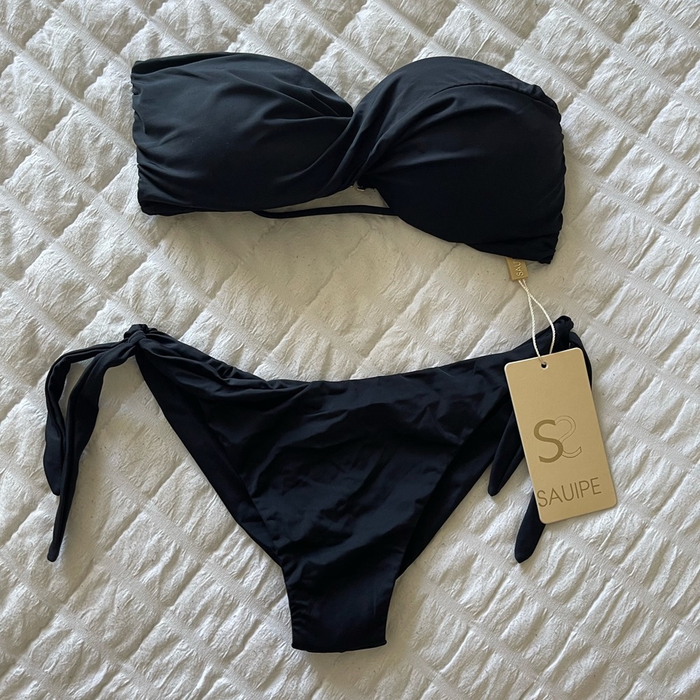 Womens Designer 2 Piece Swimsuit Bathing 👙 Top Bottom Small NWT SUMMER 😻
